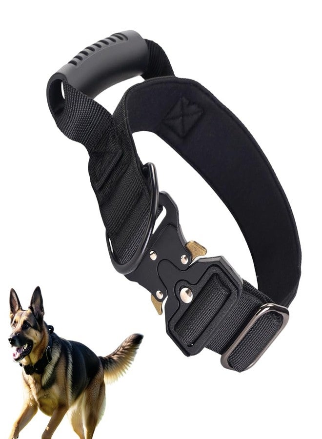 Qpets® Training Dog Collar with Control Handle - Adjustable Nylon Collar with Quick-Release Buckle & D-Ring for Obedience Training & Safe Walking (Size XL) - Image 1